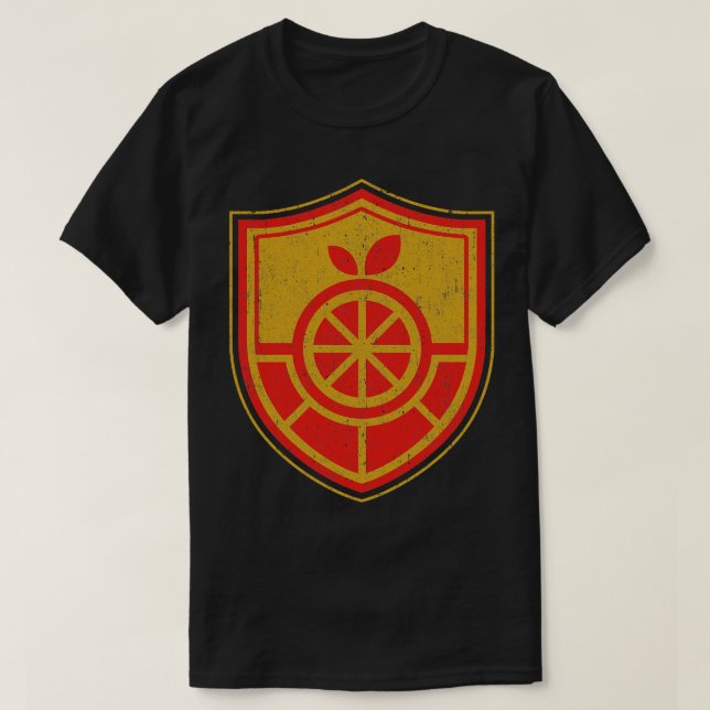 Naranja Academy Crest Variant T-Shirt (Design Front)