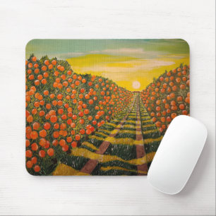Naranjas de Valencia Painting by Alfred Fox Mouse Mat