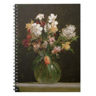 Narcisses Blancs, Jacinthes et Tulipes, 1864 Notebook