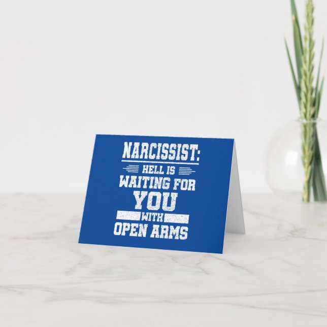Narcissist  card (Front)