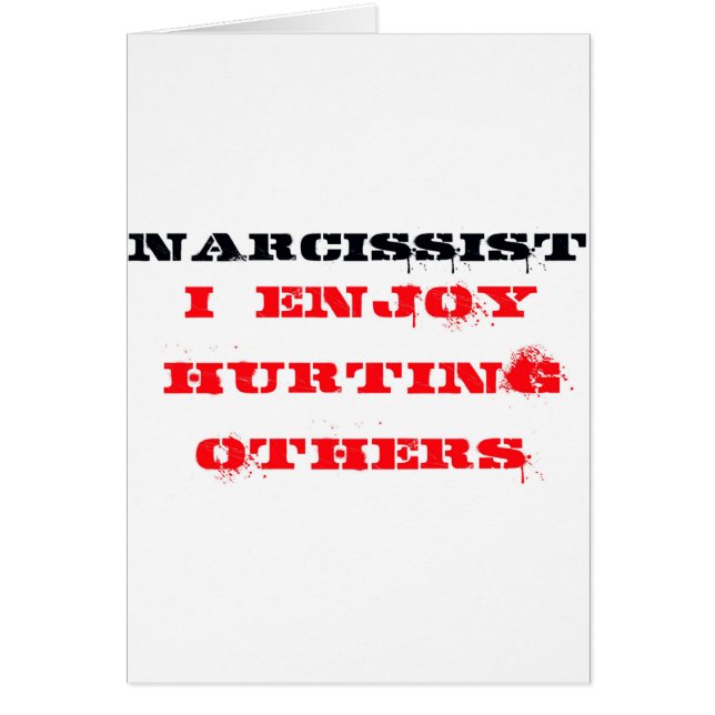 Narcissist Definition (Front)