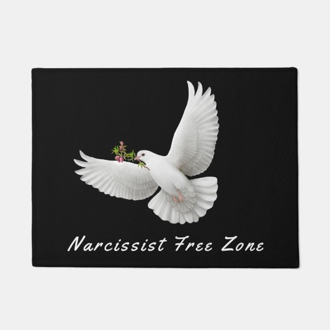 Narcissist Free Zone Peace Doormat (Front)
