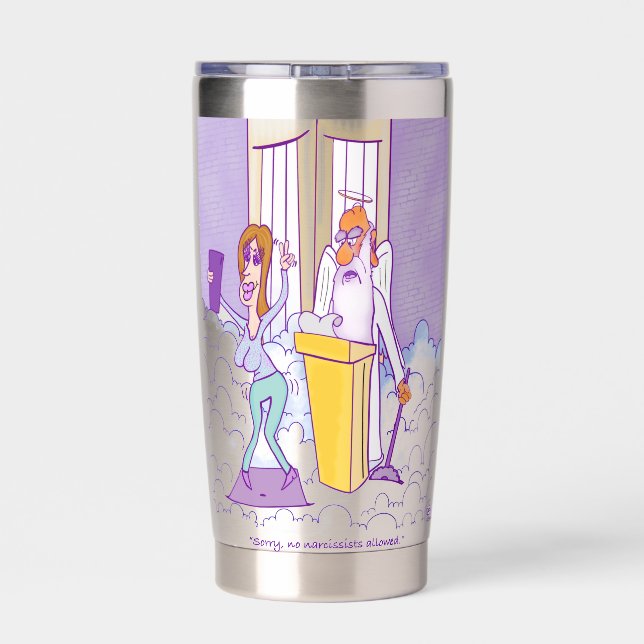 Narcissist Insulated Tumbler (Back)