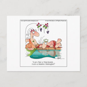 NARCISSIST Postcard by April McCallum