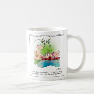NARCISSIST WOMAN Mug by April McCallum