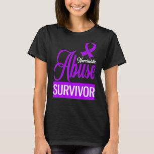 Narcissistic Abuse Survivor Domestic Violence Awar T-Shirt