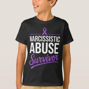 Narcissistic survivor domestic violence purple T-Shirt