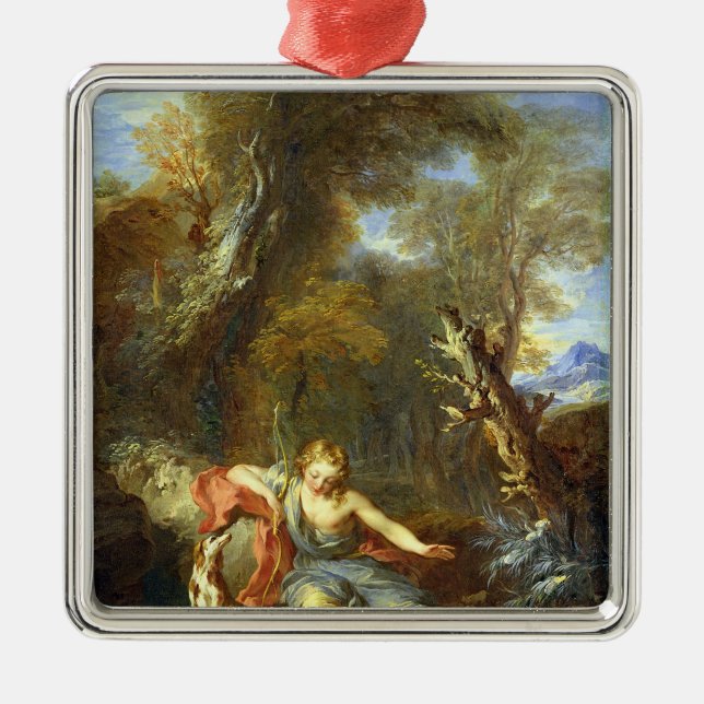 Narcissus, 1728 metal tree decoration (Front)
