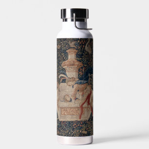 Narcissus at the Well, Mediaeval Tapestry Water Bottle