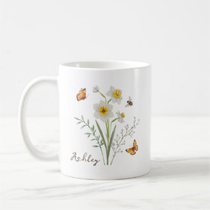Narcissus Birth Month Flower Coffee Mug