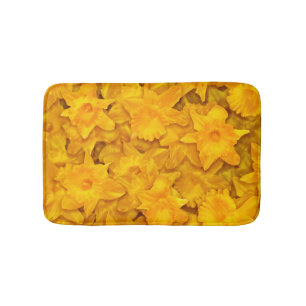 Narcissus Flowers Bath Mat