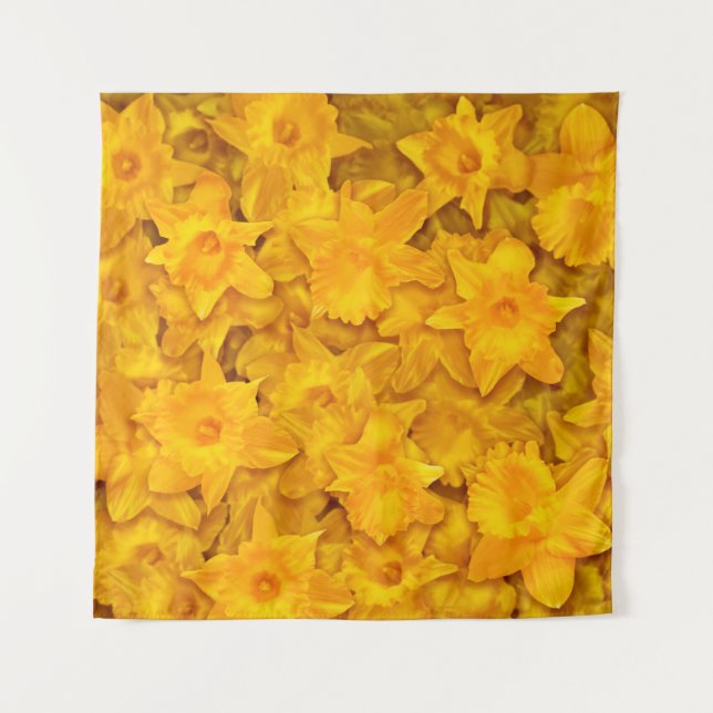 Narcissus Flowers Tapestry (Front)