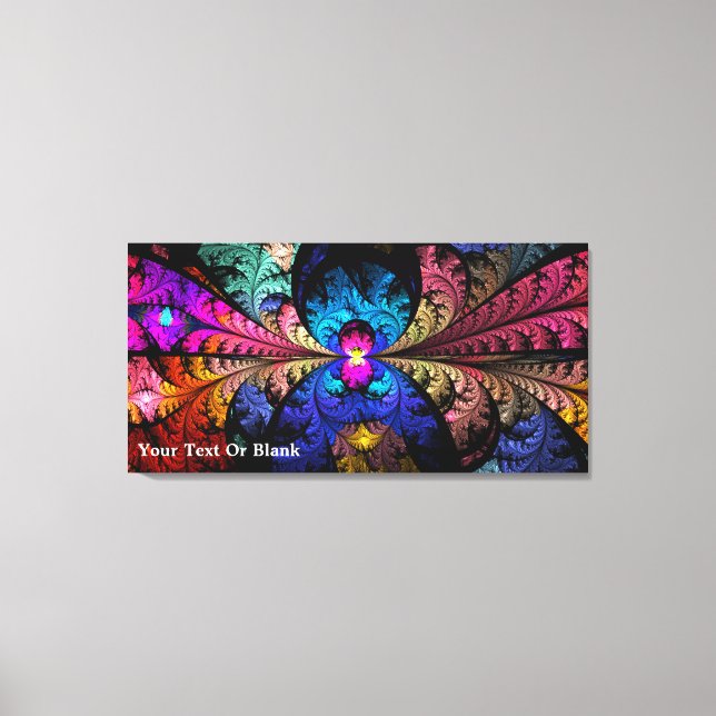 Narcissus Fractal Canvas Print (Front)