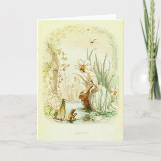 Narcissus Girl Card