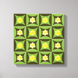 Narcissus in the Hole in the Barn Door Canvas Print