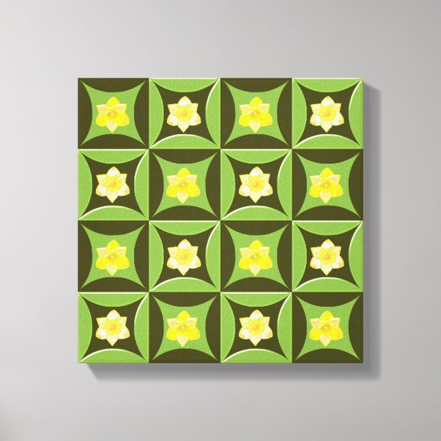 Narcissus in the Hole in the Barn Door Canvas Print (Front)