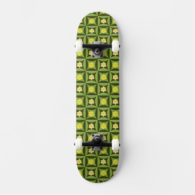 Narcissus in the Hole in the Barn Door Skateboard (Front)