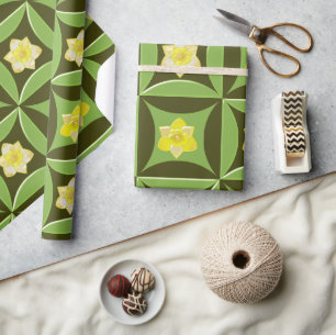 Narcissus in the Hole in the Barn Door Wrapping Paper