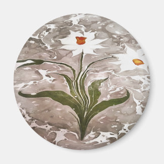 Narcissus On Marble Magnet