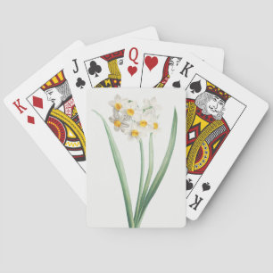 Narcissus, Pierre-Joseph Redouté, 1805 Playing Cards