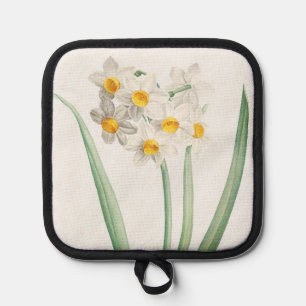 Narcissus, Pierre-Joseph Redouté, 1805 Pot Holder