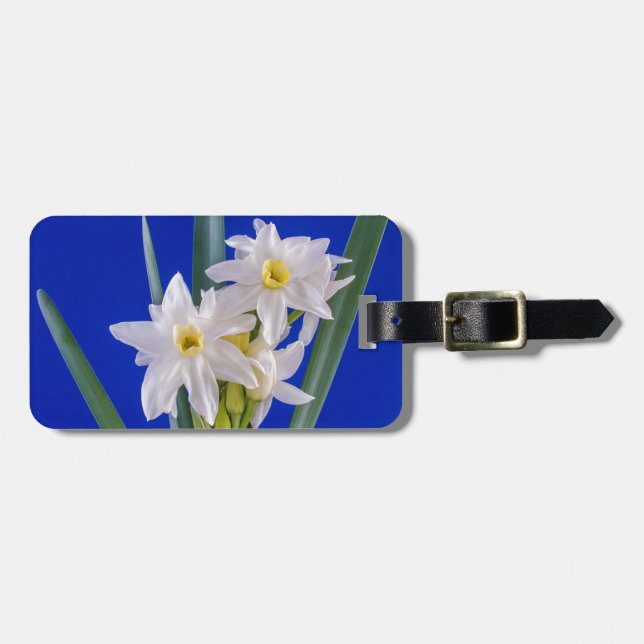 Narcissus Spring Luggage Tag (Front Horizontal)