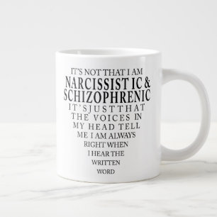 Narco Schizo 20oz Large Coffee Mug