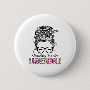 Narcolepsy Awareness Ribbon Support Gifts 6 Cm Round Badge