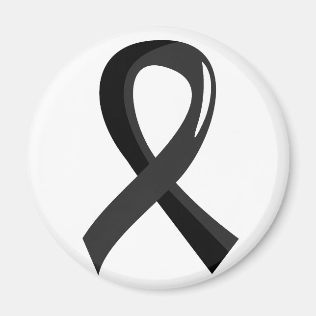 Narcolepsy Black Ribbon 3 Magnet (Front)