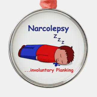 Narcolepsy...involuntary Planking Metal Tree Decoration