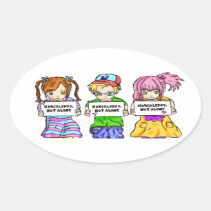 NARCOLEPSY: NOT ALONE™ Fun Sticker