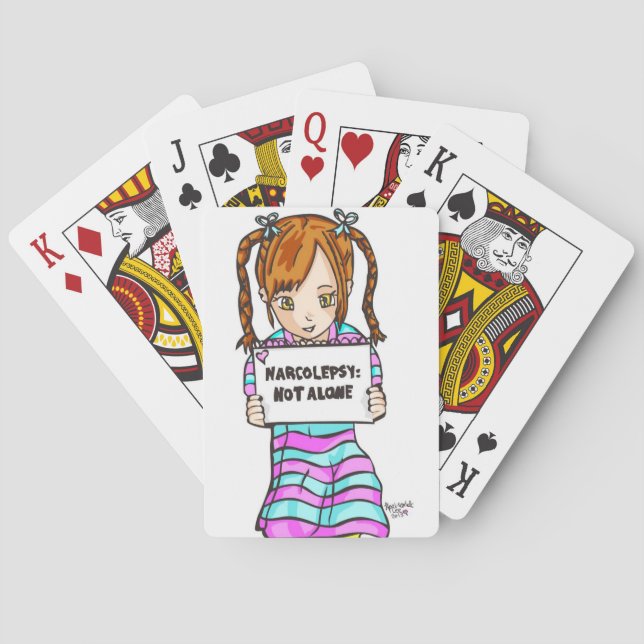 NARCOLEPSY: NOT ALONE™ Playing Cards (Back)