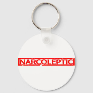 Narcoleptic Stamp Key Ring