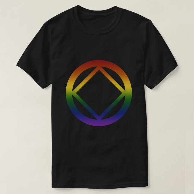 Narcotics Anonymous Rainbow Pride Symbol Classic T T-Shirt (Design Front)