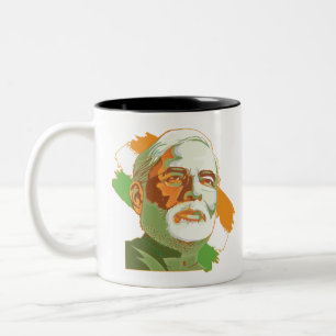 Narendra Modi India Prime Minister Namo BJP Two-Tone Coffee Mug