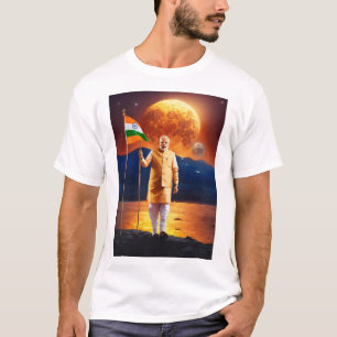 Narendra Modi - Leading India's Tomorrow T-Shirt" T-Shirt