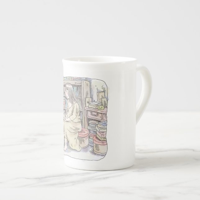Nareniji Bone China Mug (Front Right)