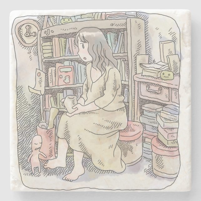 Nareniji Stone Coaster (Front)