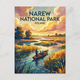 Narew National Park Poland Postcard