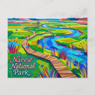 Narew National Park Poland Postcard