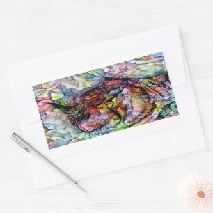 Nari and the Flowers Rectangular Sticker