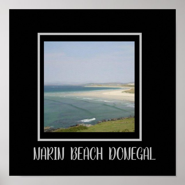 Narin Portnoo Beach Donegal Poster (Front)