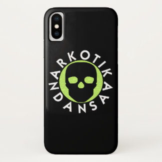 NARKOTIKA LIV Lime case iPhone X  black N3