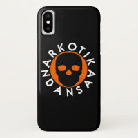 NARKOTIKA LIV Orange case iPhone X  black N3