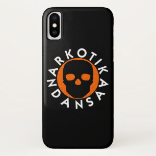 NARKOTIKA LIV Orange case iPhone X  black N3
