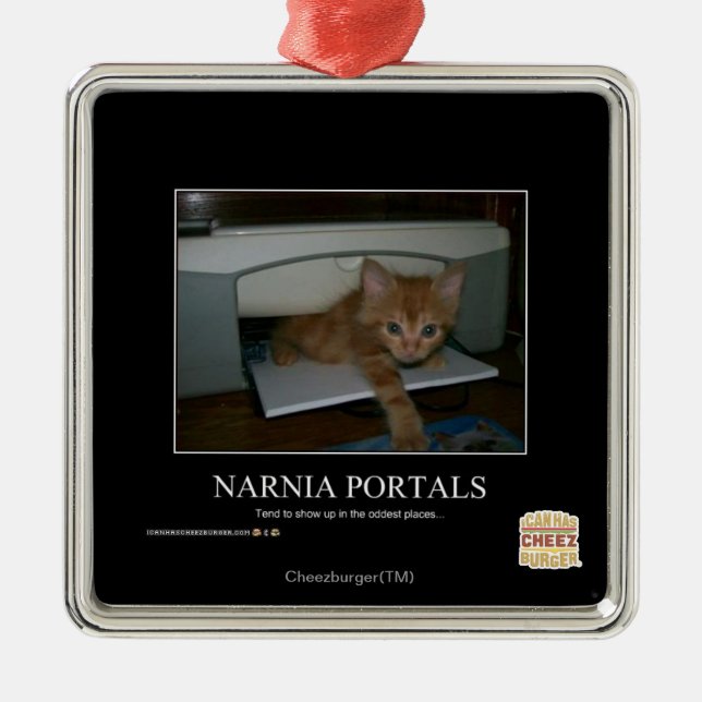 Narnia Portals Metal Tree Decoration (Front)