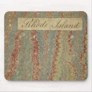 Narraganset Bay Topographical Chart Mouse Mat