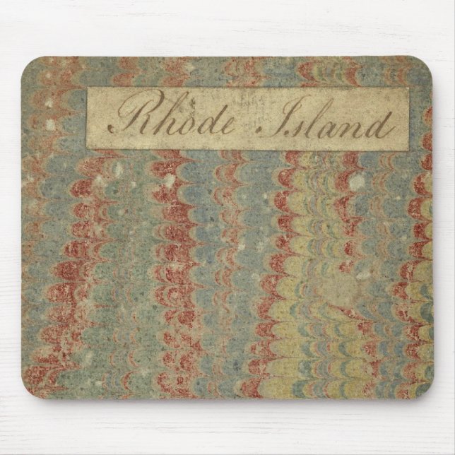 Narraganset Bay Topographical Chart Mouse Mat (Front)