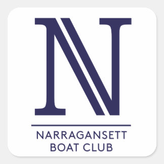 Narragansett Boat Club Glossy Square Sticker