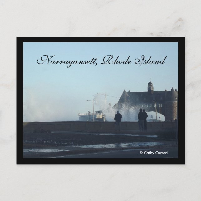 Narragansett, Rhode Island Postcard (Front)